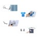  Professional GS45-DJ Dual Bar Garment Steamer with Foot Pedal Controls, Silver