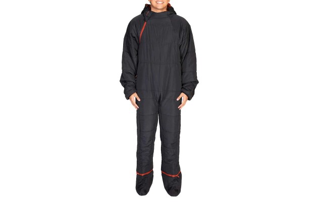 Selk'Bag Lite Recycled Wearable Sleeping Bag, Insulated Hood, Removable Booties, Large