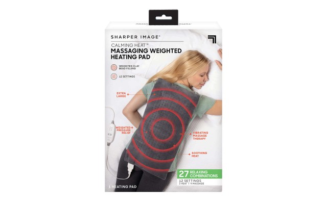  12″ x 24″ Pad Surface Massaging Weighted Clay Bead Filling Heating Pad