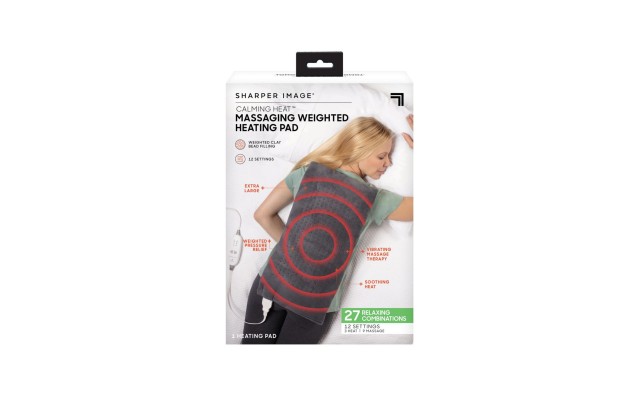  Calming Heat Ultra Deluxe 27 Relaxing Combinations 12 Setting Body Massager, Grey