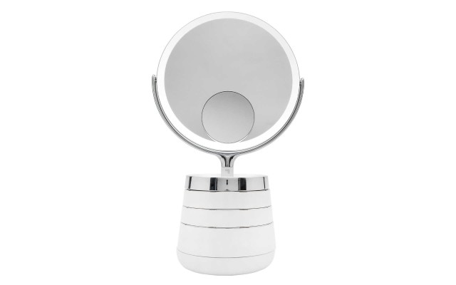  SpaStudio Vanity Mirror with 1X/5X Magnification and Magnetic 10X Mini Mirror