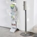  Touch-Free  Sensor Soap or Sanitizer Dispenser Max & Floor Stand, Smart Adaptive Sensor Technology Prevents False Triggers and Drips