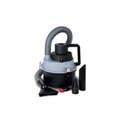 Smartworks WDAV-6/2116 12V Wet/Dry Auto Vacuum with Attachments/Air Inflator, Black