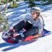 2-Pack  50″ Vipernex Premium Foam Snow Sled, Green and Orange