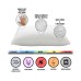 Soft Plush Gusseted Soft Gel Filled Stomach Sleeper Pillow – Set of Two – Standard