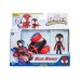  Marvel Miles Morales Action Figure and Techno-Racer Vehicle