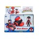  Marvel Miles Morales Action Figure and Techno-Racer Vehicle