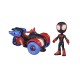  Marvel Miles Morales Action Figure and Techno-Racer Vehicle