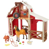 Spirit Untamed Swing & Saddle Barn Playset, Multicolor