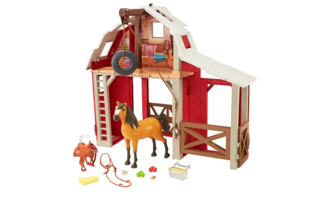  Untamed Swing & Saddle Barn Playset, Multicolor