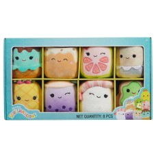 Squishmallows 5″ Mini 8 Pack Assortment Food, Chanel, Maya, Keina, Poplina, Sinclair, Maui, Bernardo, Lena