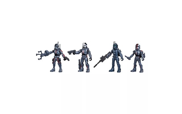  Mission Fleet Clone Commando Clash 2.5-Inch-Scale Action Figure 4-Pack with Multiple Accessories