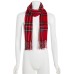  Classic Plaid Muffler Scarf Red