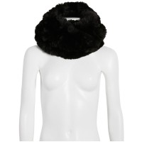Steve Madden Faux-Fur Infinity Scarf, Black
