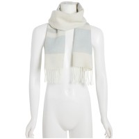 Steve Madden Lurex Striped Muffler Scarf, Blue