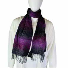 Steve Madden Mid Weight Ombre Paisley Muffler Scarf