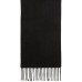  Mid Weight Solid Muffler Scarf, Black