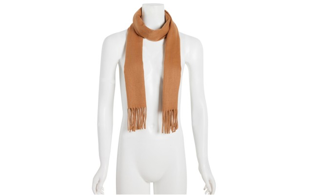  Mid Weight Solid Muffler Scarf, Beige
