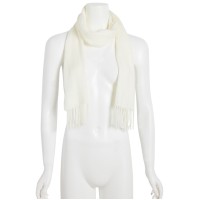 Steve Madden Mid Weight Solid Muffler Scarf, Natural
