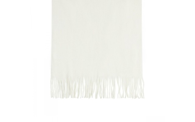 Super-Soft Knit Muffler Scarf, Natural