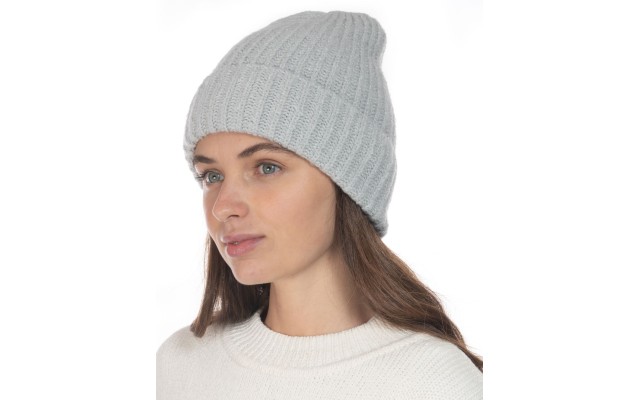 Style & Co Rib Solid Beanie With Lurex, Gray