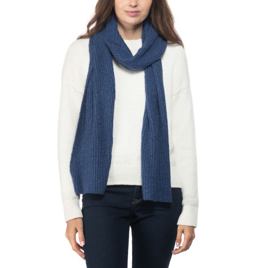 Style & Co Rib Solid Scarf, Navy