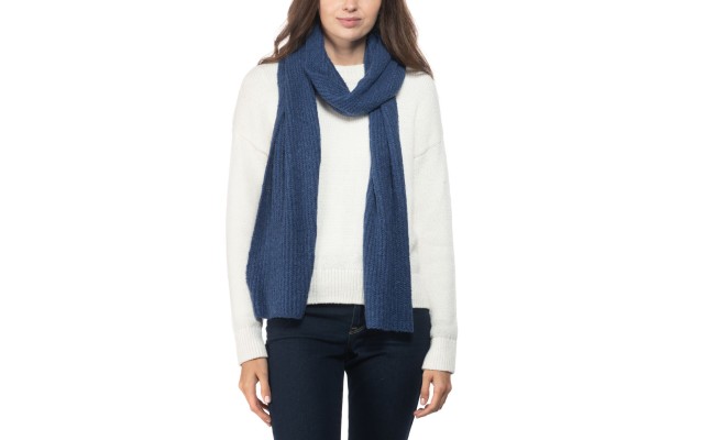Style & Co Rib Solid Scarf, Navy