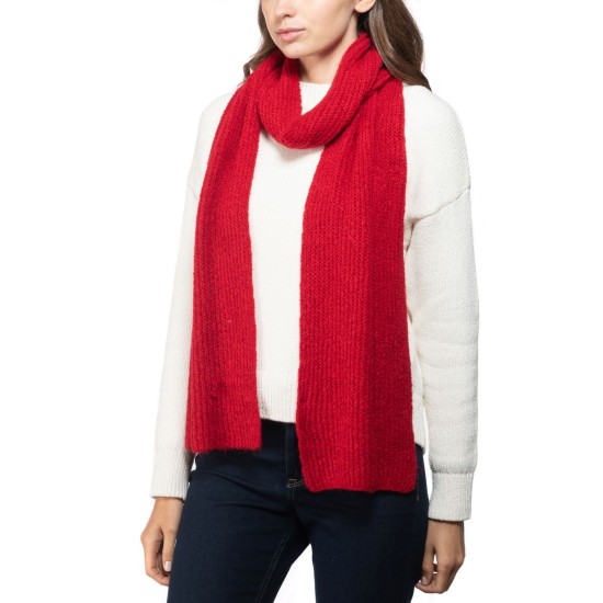 Style & Co Rib Solid Scarf, Red