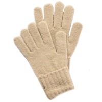 Style & Co Rib Solid Gloves With Lurex, Camel