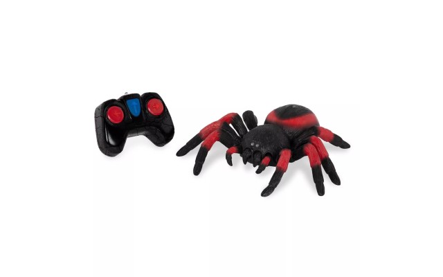  Remote Control Infrared Light-Up Electronic Toy Spider and Remote Control, Tarantula