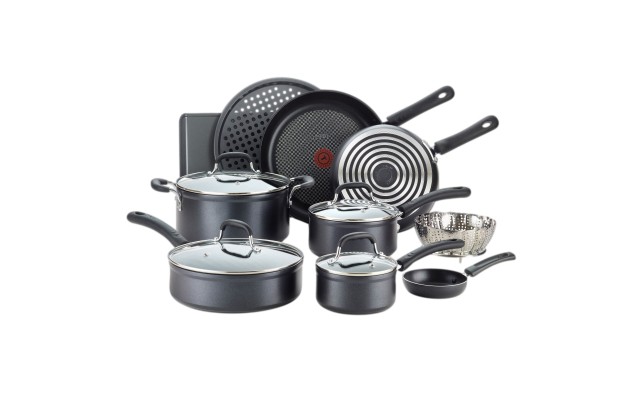  14-Piece Hard Titanium Forged Aluminum Non-Stick Cookware Set