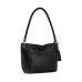  Flores Leather Small Hobo Bag, Black