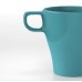  4 inch New Stone Mug Sets, Turquoise, Set Of 12