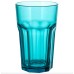  6 inch New Glassware Tumbler Sets, Turquoise, Set of 24