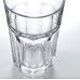  6 inch New Glassware Tumbler Sets, Clear Glass, Set of 24