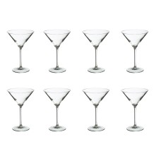 The Season Essentials Crystal Martini Glass Sets8 ozClear Glass