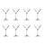 Set of 8