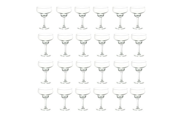  Special 7 inch Margarita Glass Sets, Set of 24