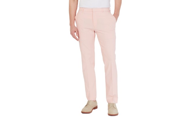  Mens Modern-Fit Th Flex Stretch Comfort Pants, Pink 34W/ 32L