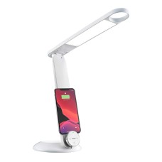 Ubio Labs IDL100E Color Changing Desk Lamp with Wireless Charging Warm, Natural, and Cool White Color Settings