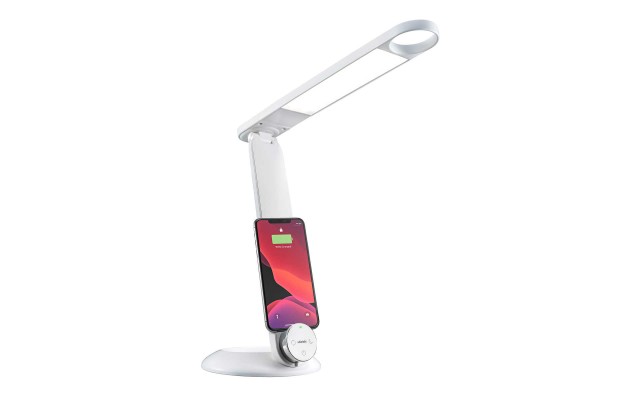  IDL100E Color Changing Desk Lamp with Wireless Charging Warm, Natural, and Cool White Color Settings