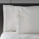  400 Thread Count Sheet Set, Queen, White/Charcoal