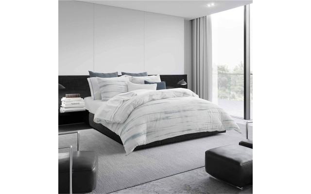  Marble Shibori Duvet Cover, Queen