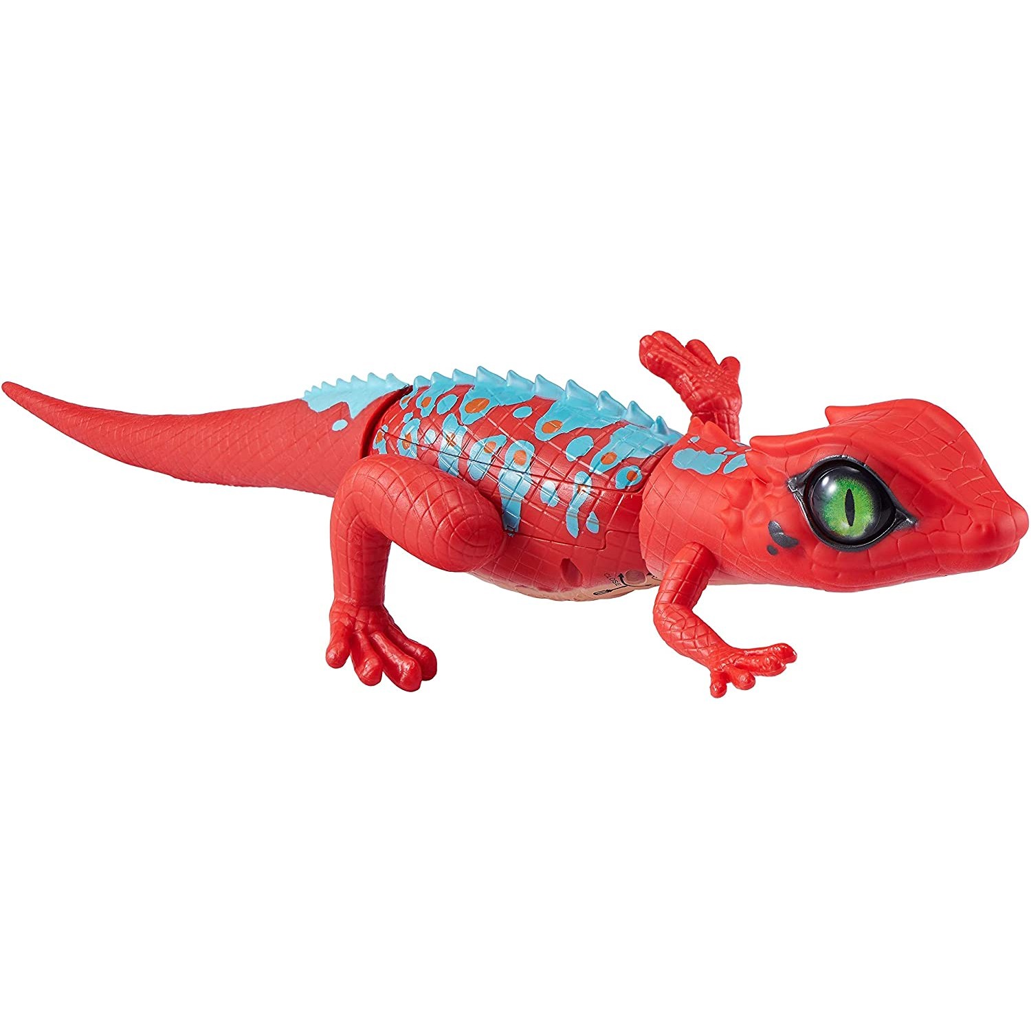 Zuru Robo Alive Lurking Lizard Battery-Powered Robotic Toy, Red,Blue