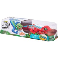 Zuru Robo Alive Lurking Lizard Battery-Powered Robotic Toy, Red,Blue