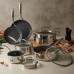  Energy Plus Hard-Anodized Aluminum Nonstick Stainless Steel Cookware Set, 10-piece