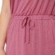  Ladies' Soft Lux Knee Length Dress, Pink, Large