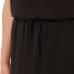  Ladies' Soft Lux Knee Length Dress, Black, Small