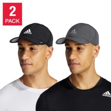 adidas Moisture-Wicking 2-pack Superlite Cap, Black/Gray