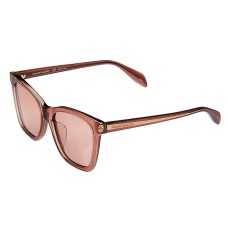 Alexander McQueen Brown Pink 100% UV Women’s Sunglasses, AM0238SA